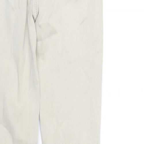 Toxik3 Womens Beige Cotton Skinny Jeans Size 10 L30 in Regular Zip