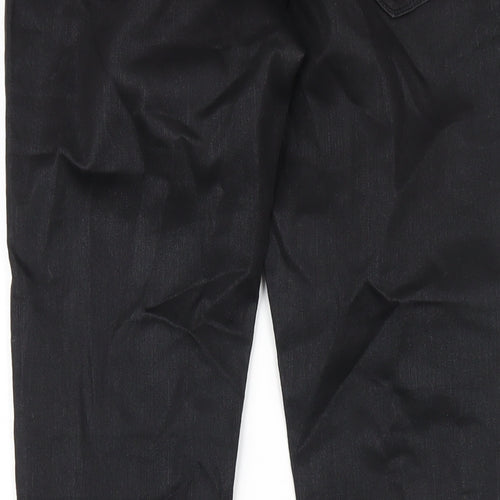 H&M Womens Black Cotton Skinny Jeans Size 10 L32 in Regular Zip