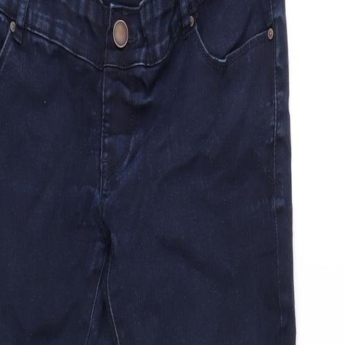 New Look Womens Blue Cotton Skinny Jeans Size 10 L29 in Regular