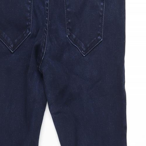 New Look Womens Blue Cotton Skinny Jeans Size 10 L29 in Regular