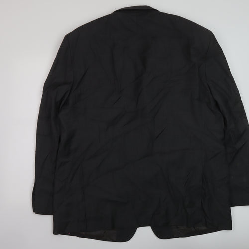 TED LAPIDUS Mens Grey Wool Jacket Suit Jacket Size 52 Regular