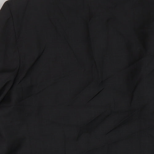 TED LAPIDUS Mens Grey Wool Jacket Suit Jacket Size 52 Regular