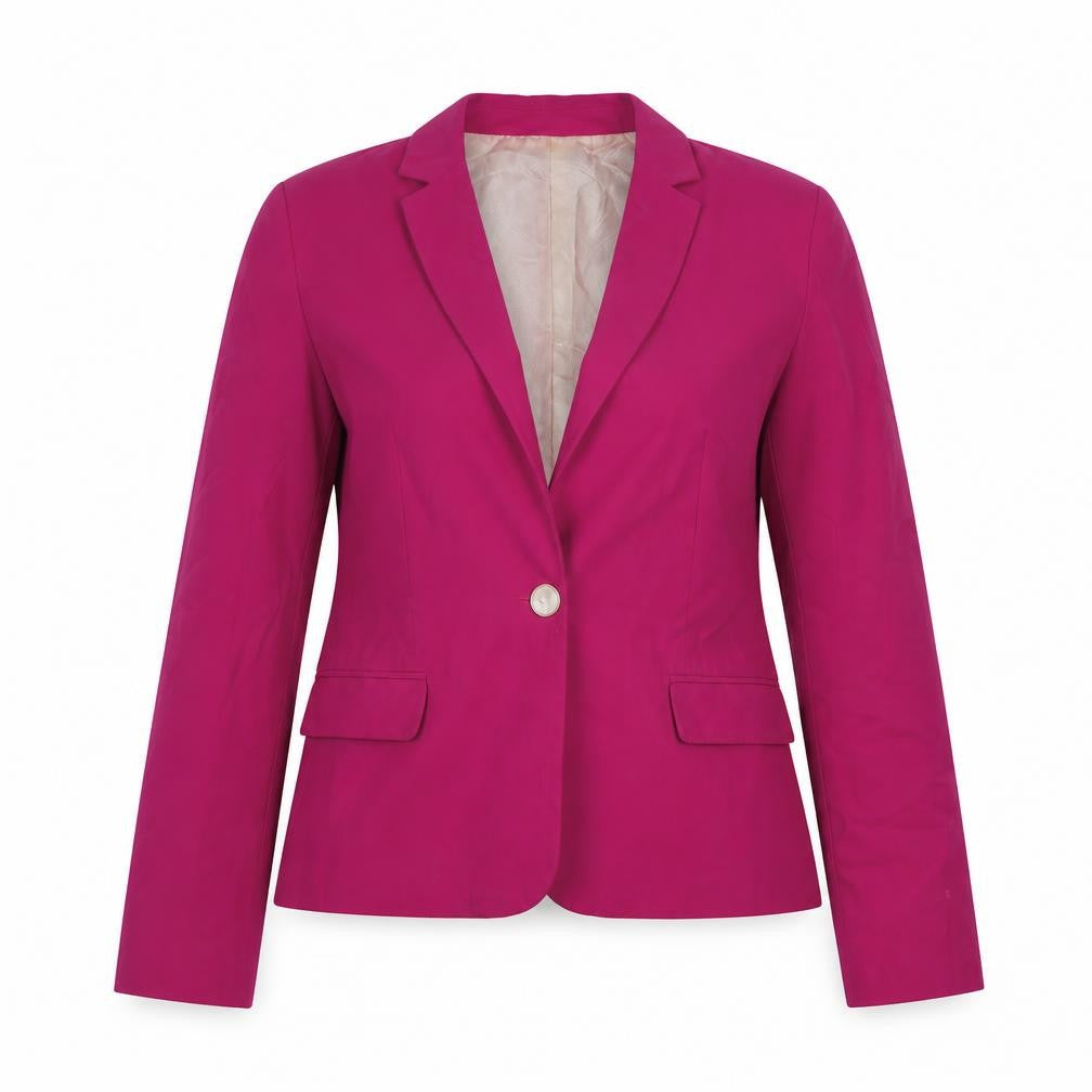 Zara Womens Pink Jacket Size S Button