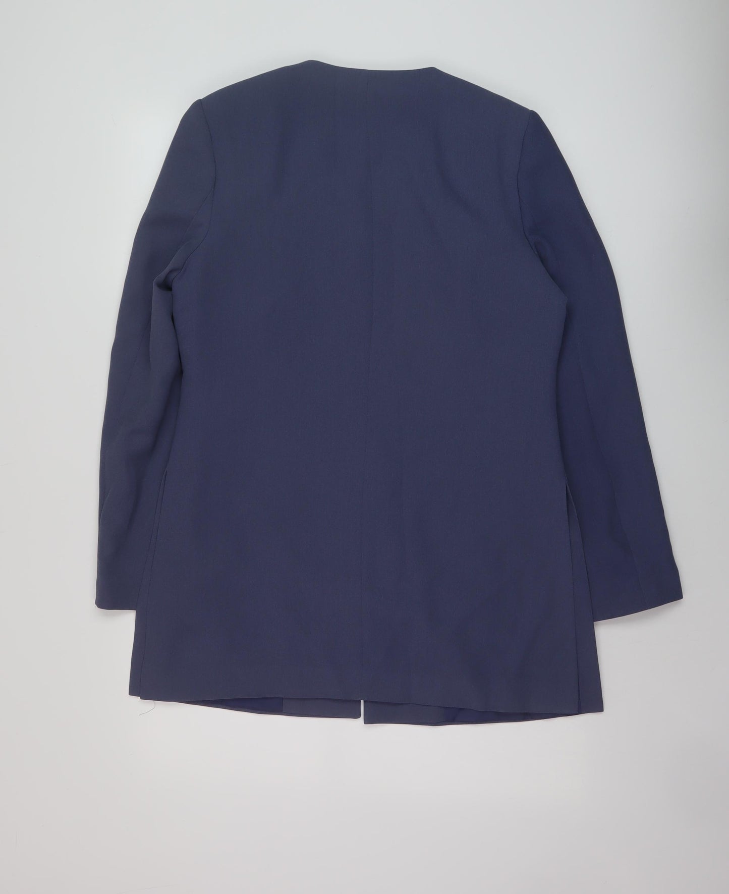 Marks and Spencer Womens Blue Jacket Size 12 Button