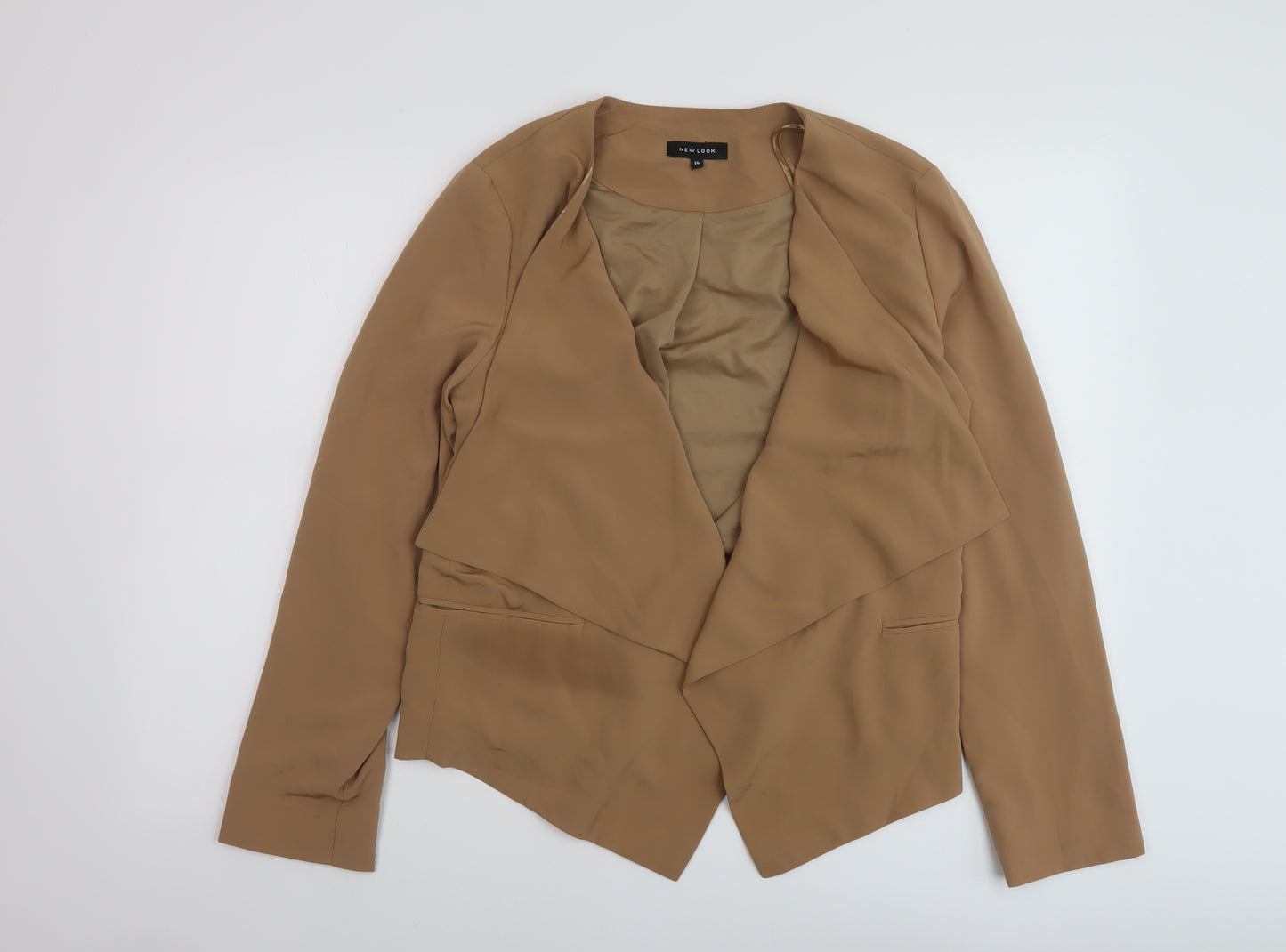 New Look Womens Brown Jacket Size 14