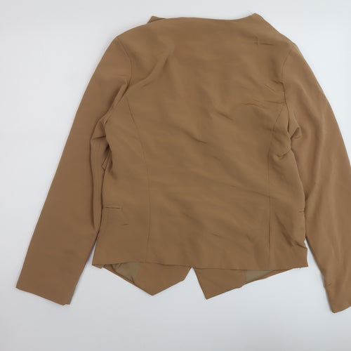 New Look Womens Brown Jacket Size 14