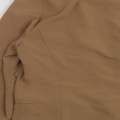 New Look Womens Brown Jacket Size 14
