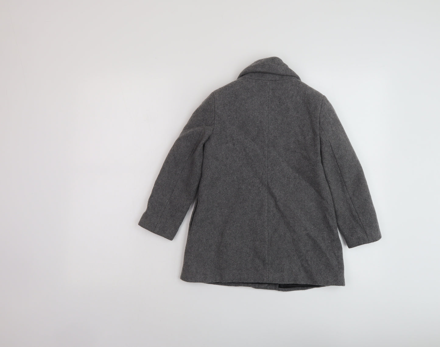 Marc Jacobs Girls Grey Overcoat Coat Size 6 Years Button