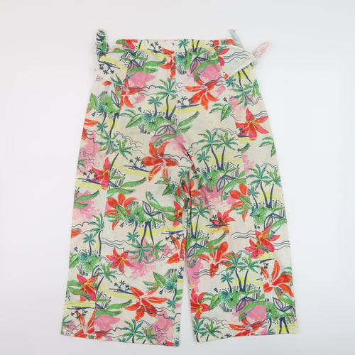 Zra Girls Multicoloured Geometric Polyester Windbreaker Trousers Size 13-14 Years Regular Pullover