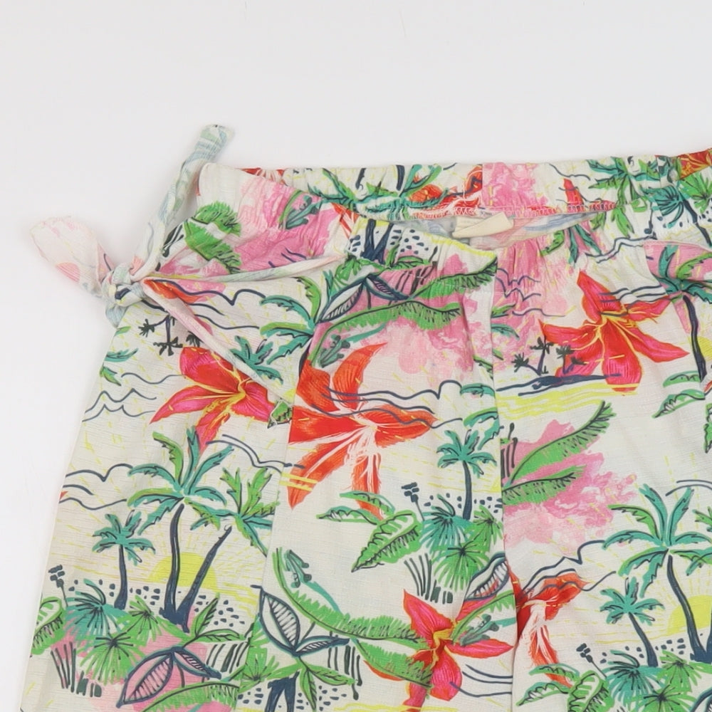 Zra Girls Multicoloured Geometric Polyester Windbreaker Trousers Size 13-14 Years Regular Pullover