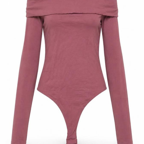 ASOS Womens Pink Vinyl Bodysuit One-Piece Size 6 Snap