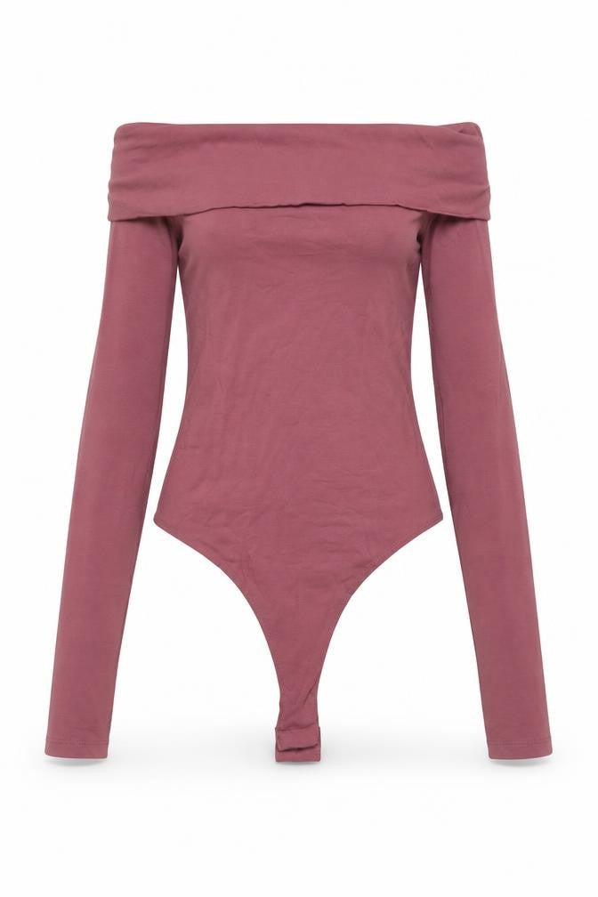ASOS Womens Pink Vinyl Bodysuit One-Piece Size 6 Snap