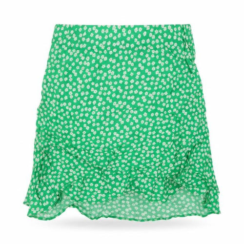New Look Womens Green Floral Viscose Mini Skirt Size 6