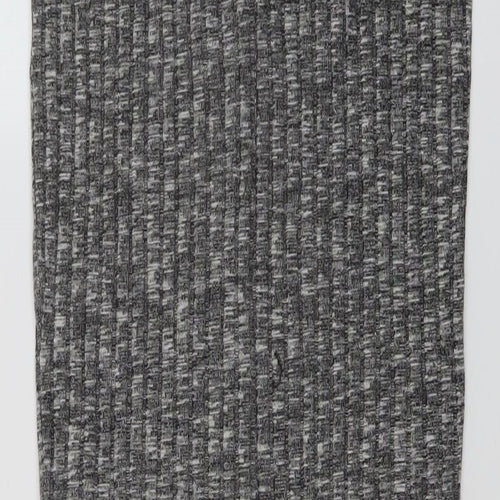 Sundar Bay Womens Grey Polyester Straight & Pencil Skirt Size S