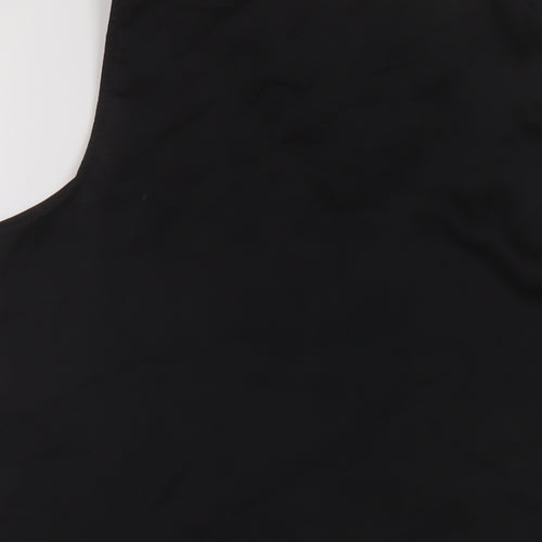 Lipsy Womens Black Polyester Basic Tank Size 14 V-Neck
