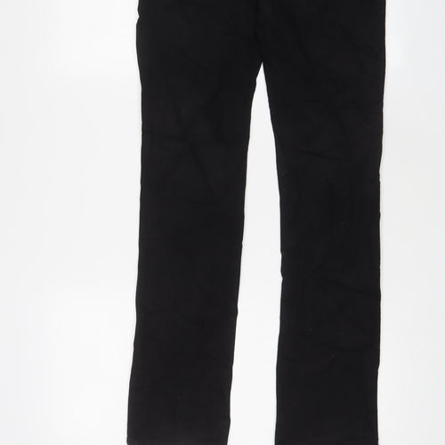 Gap Womens Black Cotton Straight Jeans Size 26 L32 in Regular Zip