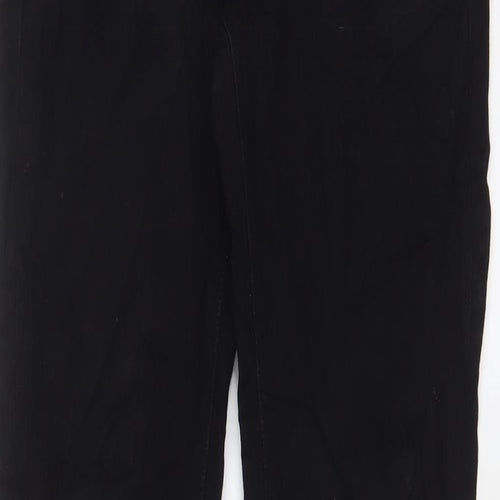 Gap Womens Black Cotton Straight Jeans Size 26 L32 in Regular Zip