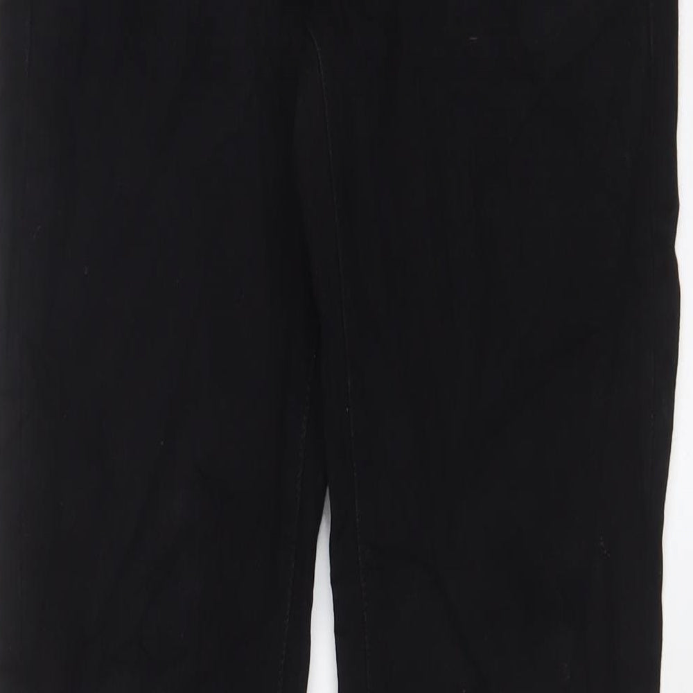 Gap Womens Black Cotton Straight Jeans Size 26 L32 in Regular Zip