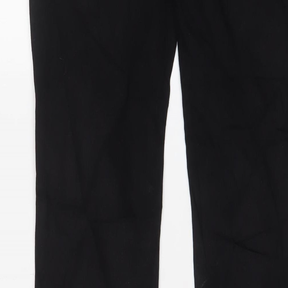 Gap Womens Black Cotton Straight Jeans Size 26 L32 in Regular Zip
