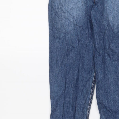 Fat Face Girls Blue Cotton Skinny Jeans Size 10-11 Years L26 in Regular Zip - Adjustable waist