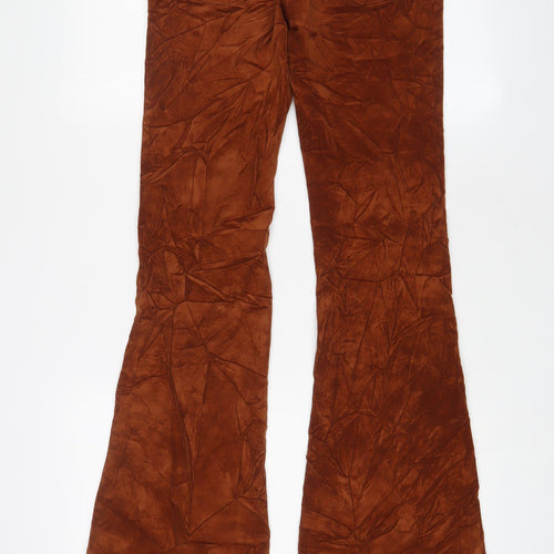 J Brand Womens Brown Cotton Trousers Size 26 in L24 in Regular Zip