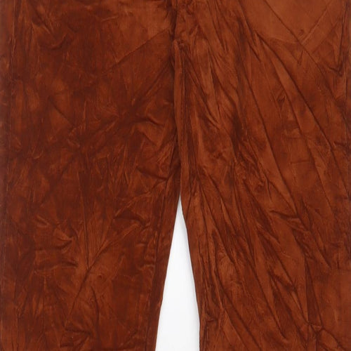J Brand Womens Brown Cotton Trousers Size 26 in L24 in Regular Zip
