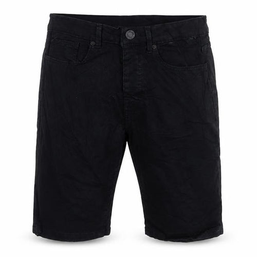 Denim & Co. Mens Black Cotton Bermuda Shorts Size 30 in L10 in Regular Button