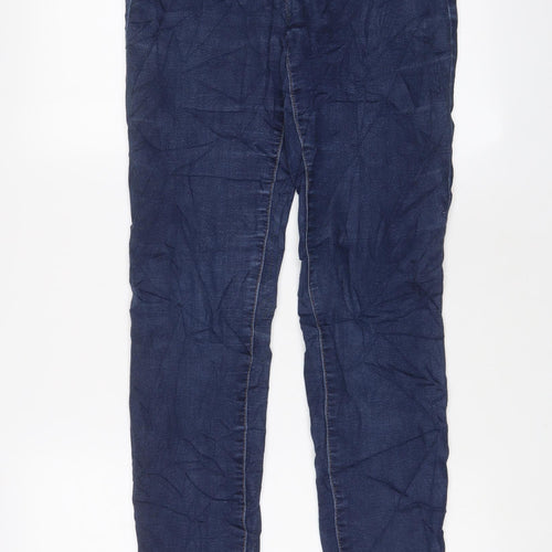 D. Jeans Womens Blue Cotton Skinny Jeans Size 28 in L30 in Regular Zip