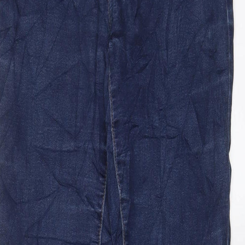 D. Jeans Womens Blue Cotton Skinny Jeans Size 28 in L30 in Regular Zip