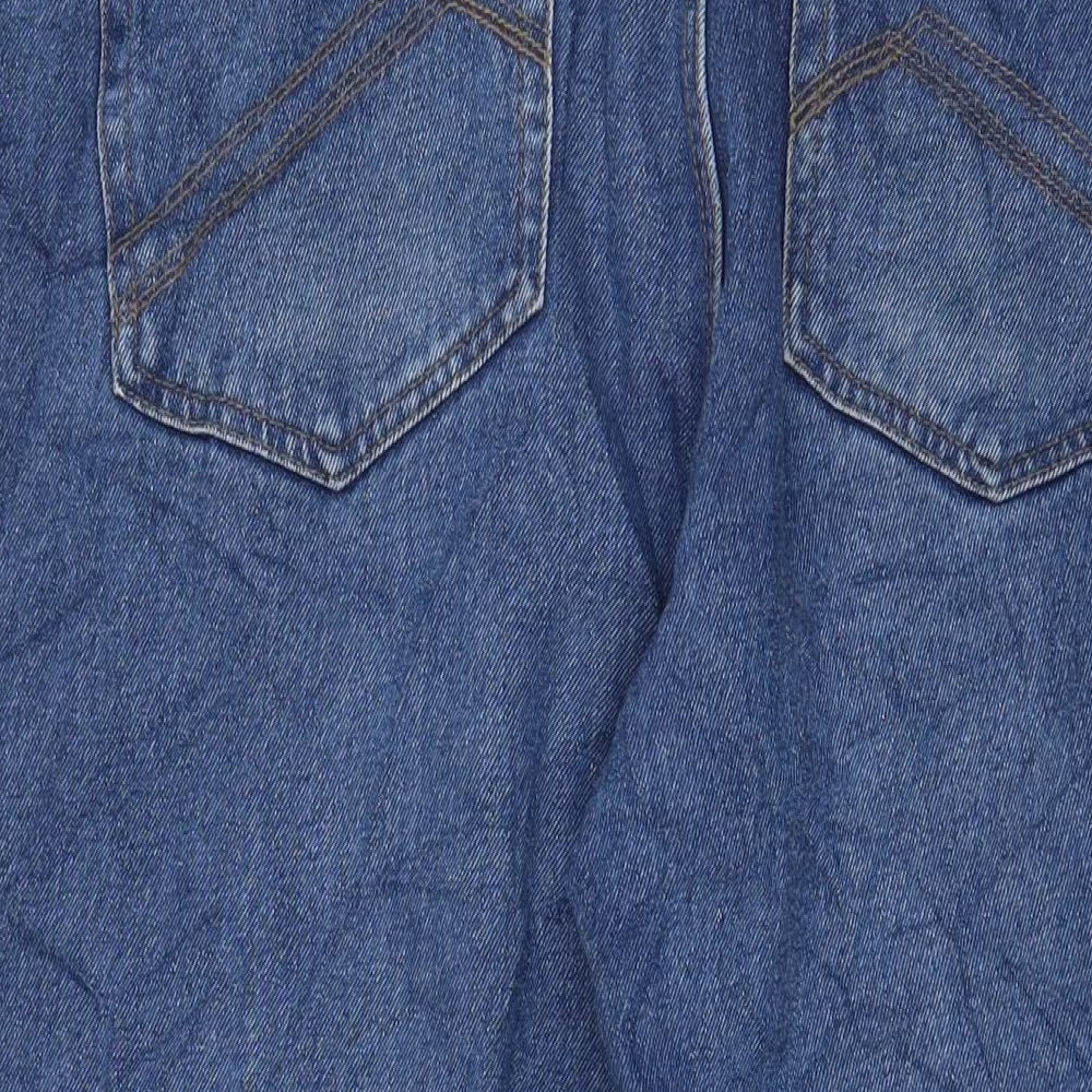 Union Blues Mens Blue Cotton Straight Jeans Size 42 in L26 in Regular Zip