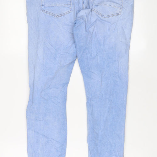 Denim & Co. Womens Blue Cotton Skinny Jeans Size 36 in L30 in Regular Zip