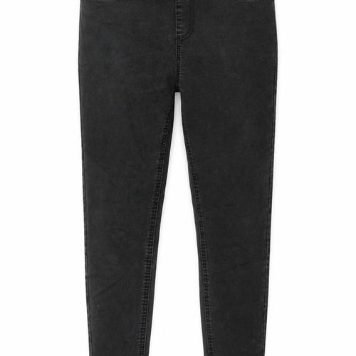 Marks and Spencer Womens Grey Cotton Jegging Jeans Size 12 L28 in Regular