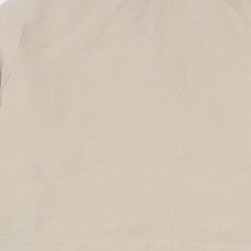 Bonmarché Womens Beige Jacket Size M Zip