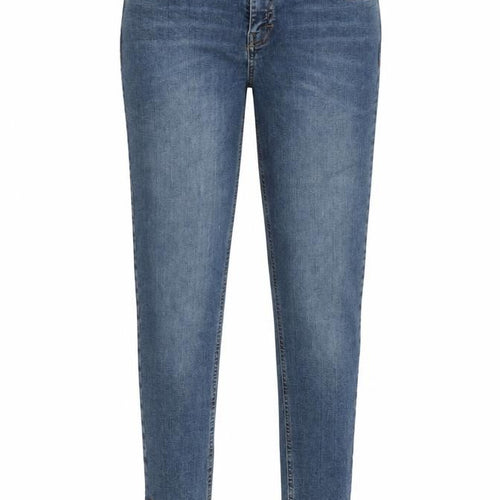 Topshop Womens Blue Cotton Skinny Jeans Size 30 in L32 in Regular Zip