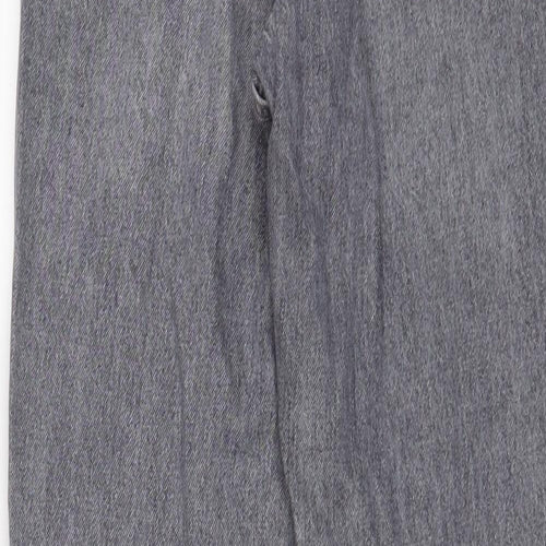 Topshop Womens Grey Cotton Mom Jeans Size 26 in L32 in Regular Zip