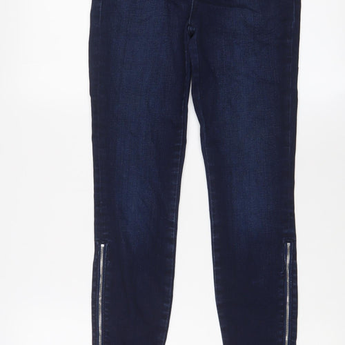 J Brand Womens Blue Cotton Skinny Jeans Size 24 in L27 in Regular Zip - Ankle zip
