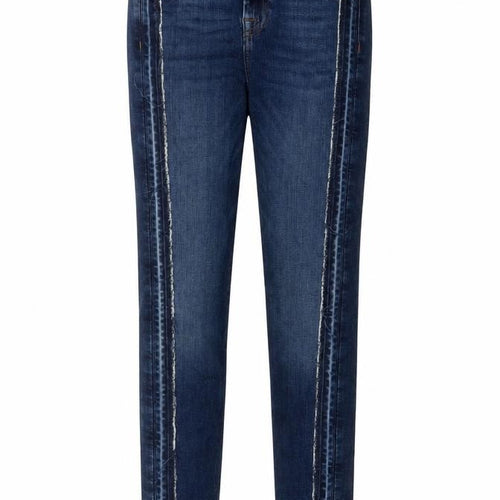 7 For All Mankind Womens Blue Cotton Skinny Jeans Size 23 in L28 in Regular Zip