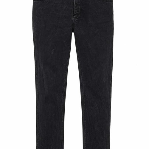 ASOS Mens Grey Cotton Straight Jeans Size 38 in L30 in Slim Button