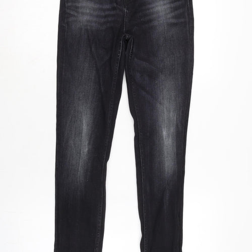 Deham Womens Grey Cotton Blend Skinny Jeans Size 26 in L31.5 in Regular Zip