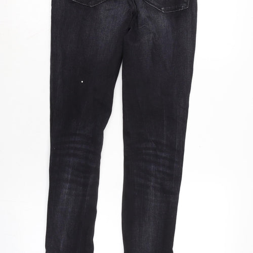 Deham Womens Grey Cotton Blend Skinny Jeans Size 26 in L31.5 in Regular Zip