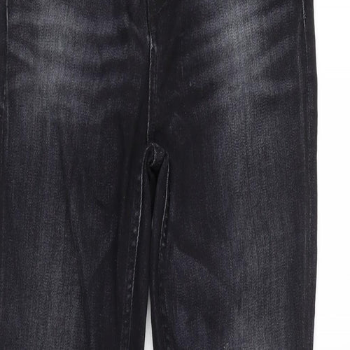 Deham Womens Grey Cotton Blend Skinny Jeans Size 26 in L31.5 in Regular Zip