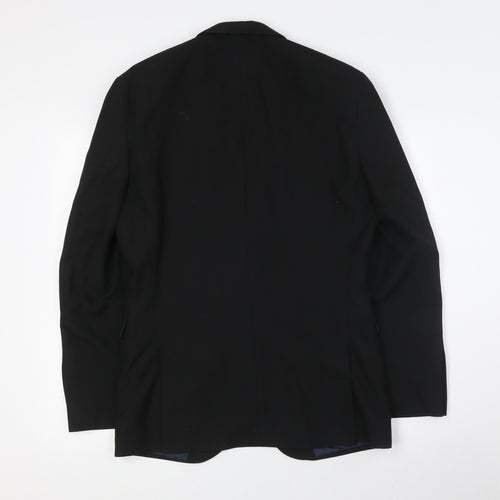 NEXT Mens Blue Polyester Jacket Suit Jacket Size 36 Regular