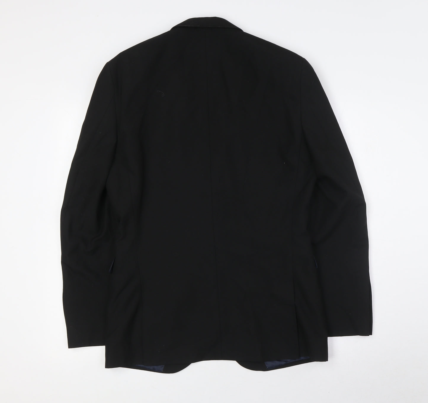 NEXT Mens Blue Polyester Jacket Suit Jacket Size 36 Regular