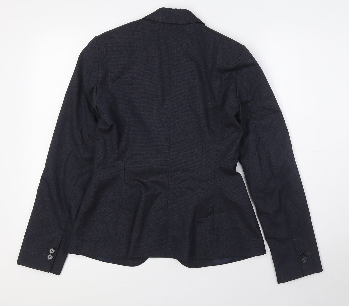 Zara Womens Grey Jacket Size 6 Button - Fitted