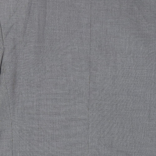 Marks and Spencer Mens Grey Polyester Jacket Suit Jacket Size 38 Regular - Limited Edition