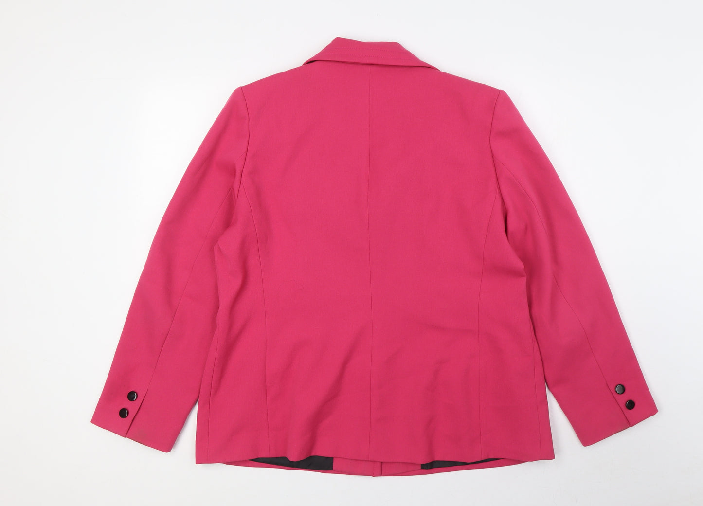 Wardrobe Womens Pink Jacket Size 18 Button