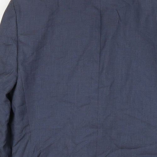 ASOS Mens Grey Polyester Jacket Suit Jacket Size 36 Regular