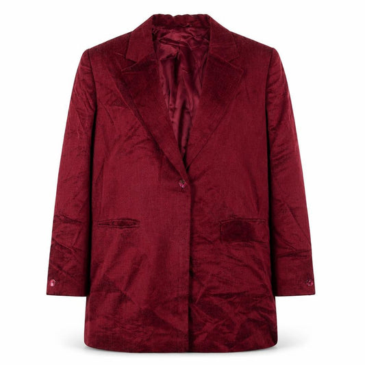 Front view of Country Casuals women’s red jacket, size UK 18, button