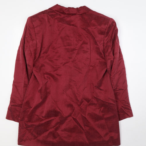 Country Casuals Womens Red Jacket Size 18 Button