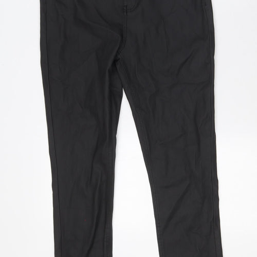 Denim Co Womens Black Cotton Skinny Jeans Size 10 L30 in Slim Button